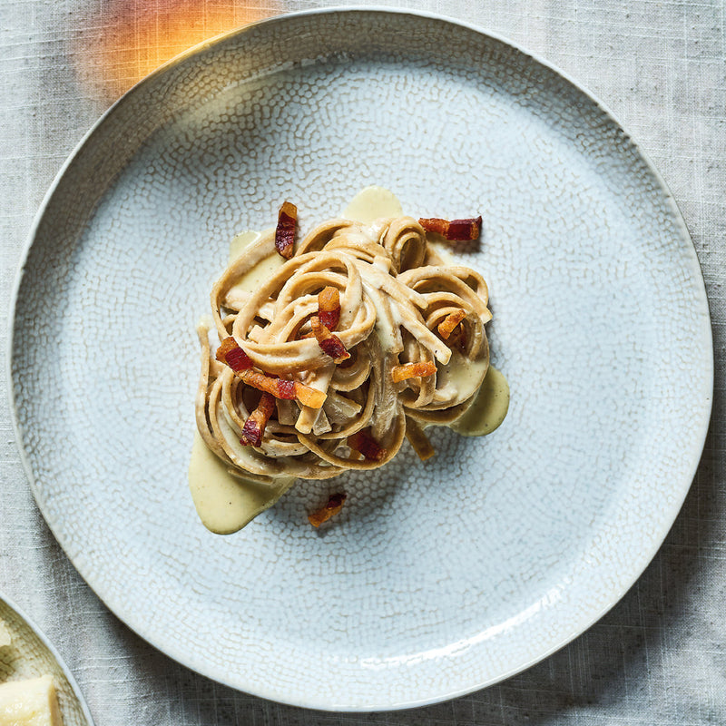 Smoked Tagliatelle with Carbonara